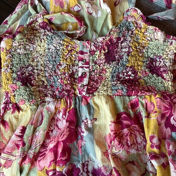 NWT Free People Melrose Printed Wide Leg Jumpsuit - Picture 7 of 8